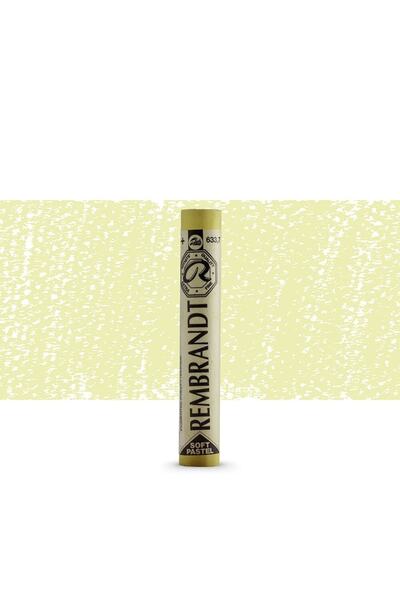 Rembrandt Soft Pastel Paint Permanent Yellow Green 633.7