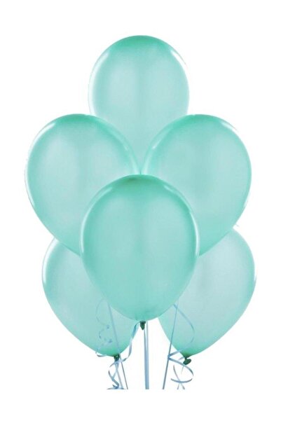 parti sürprizi بالون لاتكس أخضر نعناعي 10 قطع