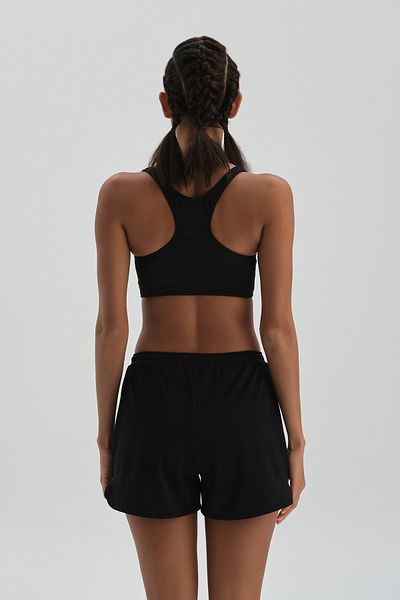 Dagi Schwarze Strumpfhosen-Shorts