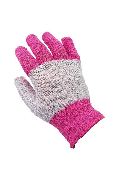 Hobisitesi Pink Bath Glove - Body and Face Cleansing, 1 Piece