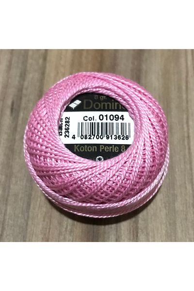 COATS Domino8 Koton Perle, Κέντημα με σταυροβελονιά. Χρώμα Νο: