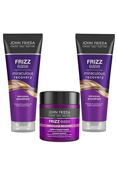 John Frieda Frizz Ease Mucizevi Onarıcı Onarıcı Şampuan 2*250 Ml+mucizevi Saç...