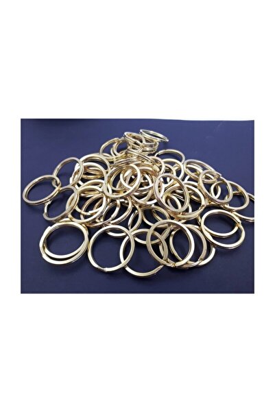 Nazar حلقة مفاتيح صفراء ذهبية 100 قطعة