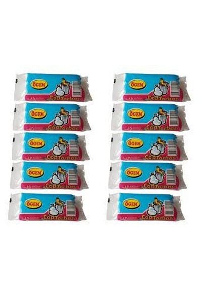 Ögem Garbage Bag Mini Size 40x50cm 40 Piecesx 10 Packs