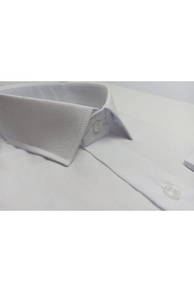 ETİQET Cămașă albă simplă Regularfit Lux Dacron