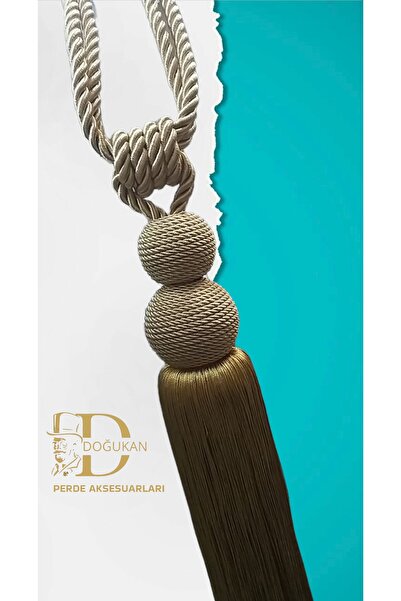 Doğukan perde aksesuarları 2'li Kordon Sarma Braçol Sarı (1 ADET)