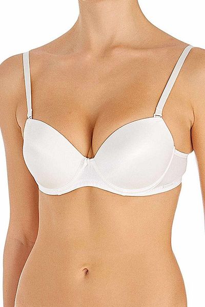 U.S. Polo Assn. Sutien push-up fără urechi pentru femei Ecru 66141