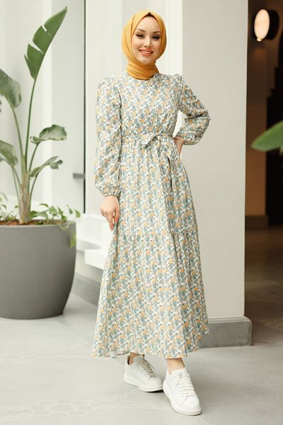 Gizce Teresa Green Dress