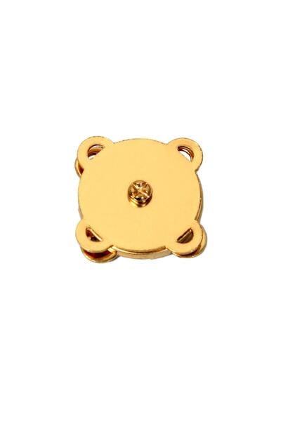 Nildenhobim Gold Color Sewable Magnet Snap Fastener - 2 Cm ( 5 Pcs )