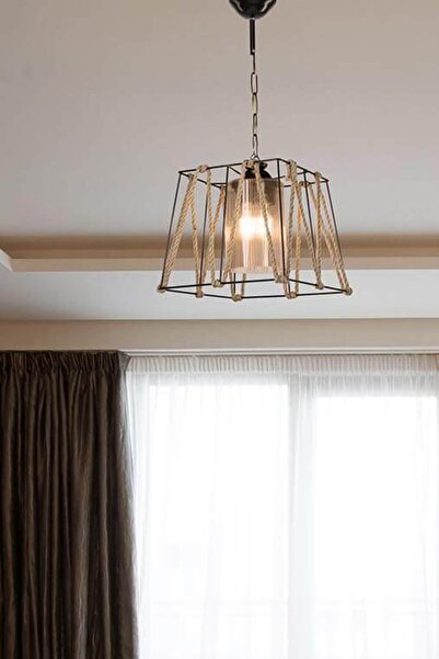 Tuğbasan Likya Tekli Optik Bal Camlı Avize