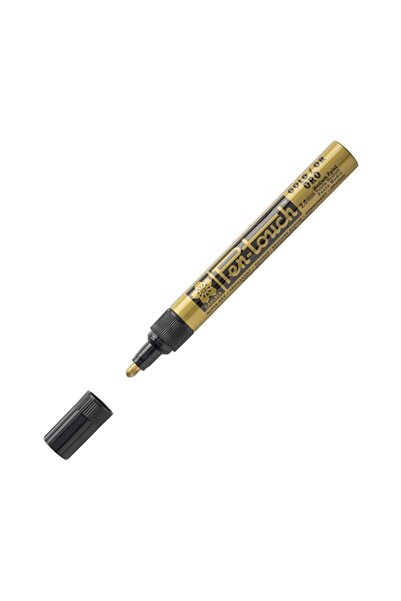 Sakura Pen-touch Medium Permanent Gold Hızlı Kuruyan Markör Kalemi 2,0mm Altın
