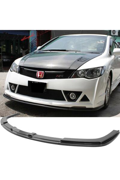 Genel Markalar Honda Civic Fd6 Uyumlu Mugen Rr Ön Tampon Lipi Parlak Siyah