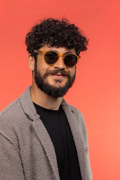 TARSS Noah Matte Mustard Sunglasses