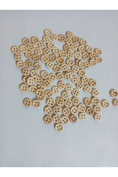 SinAksesuar زر خشب 9 ملم 30 قطعة