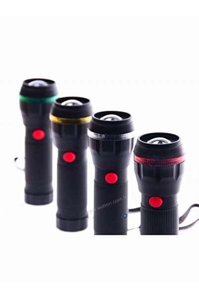 mrtbilisim Zoom Odaklamalı El Feneri Bigem Bm-288 Asorti El Feneri Işıldak Ka...