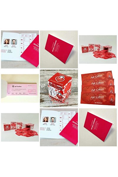 Happyland Sevgililer Günü 365 Aşk Sözü - Sevgili Cüzdanı - Aşk Çeklerii