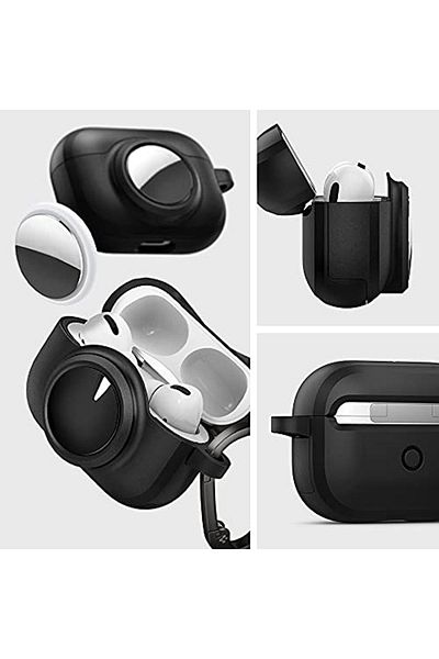 NcK Case tag armor duo black compatible with airpods pro / airtag - acs03167