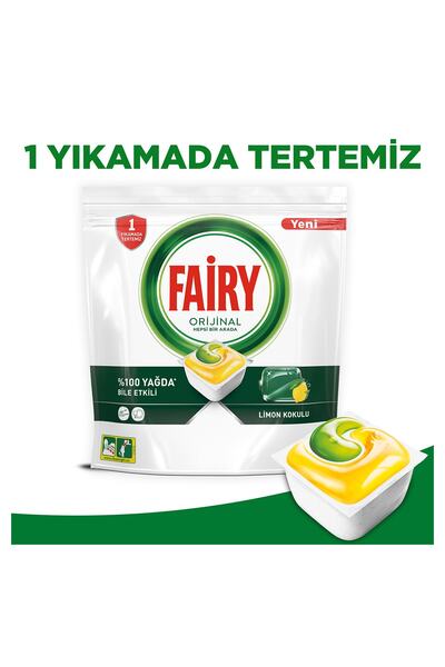 Fairy Hepsi Bir Arada Bulaşık Makinesi Deterjanı Kapsülü/tableti 140 Yıkama Limon Kokulu