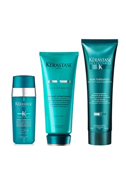 Kerastase Resistance Bain Therapiste Şampuan 250ml +soin Premier Therapiste Krem 200ml + Therapiste Serum 30ml