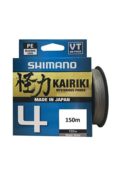 Shimano Kairiki 8 Kat 150m Steel Gray 0.19mm Ip Misina
