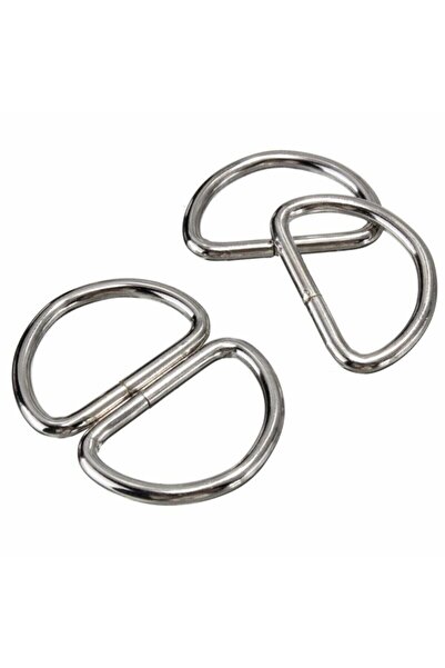 Generic Brand 10 bucăți inele D de 3 cm, accesoriu pentru geantă, inel D