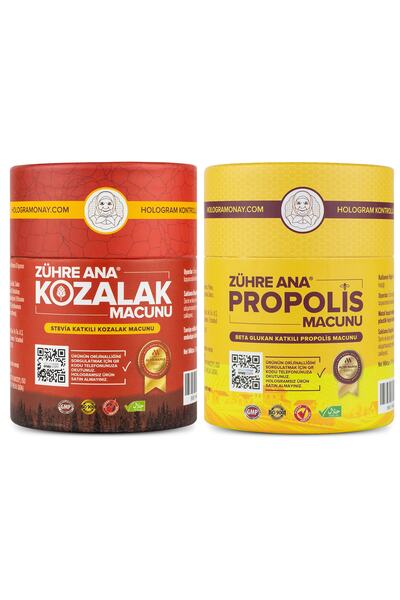 Zühre Ana Propolis Macunu 240 ml + Diyabetik Kozalak Macunu