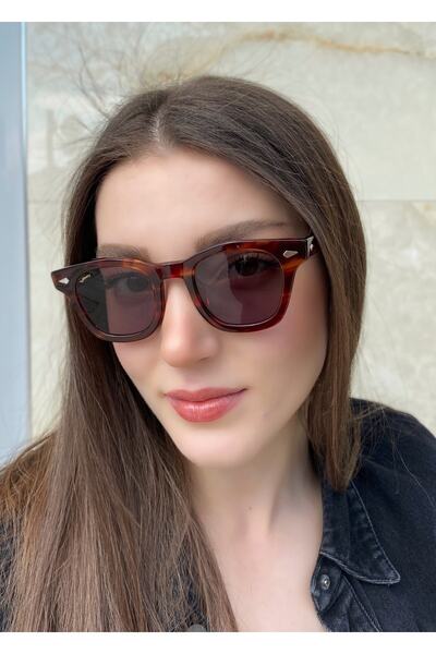 REDBERRY Eyewear Siyah Alacalı Kare Unisex Güneş Gözlüğü Ma13006 N/5
