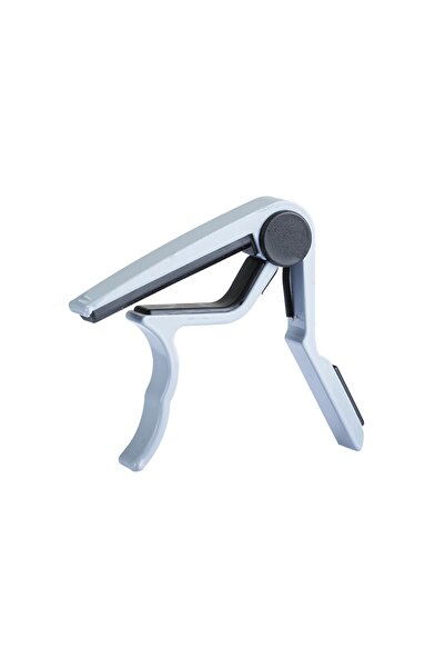 Erga Müzik Gitar Ve Bağlama Için Metal Kapo (KELEPÇE) - Gri Capo