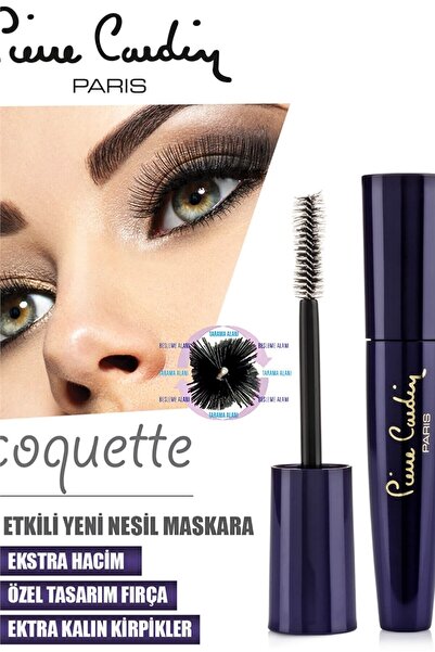 Pierre Cardin 3 Etkili Hacim Veren Maskara Coquette Exaggerated Mascara - Bla...