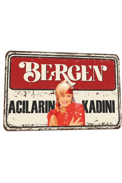 Hayat Poster Bergen Acıların Kadını-6 Plaka Tarz Arabeskin Kraliçeleri Serisi...