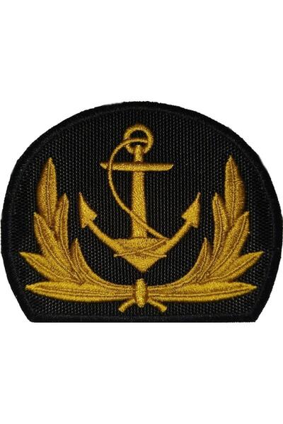 Sim Nakış Denizci Şapka Kokartı Nakış Işleme Arma Patch Peç 6x7 Cm