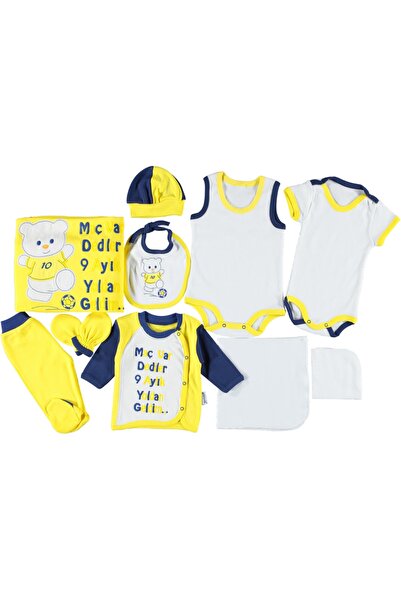 Generic Brand 10-Piece Fan Baby Bodysuit Set - Newborn Hospital Set