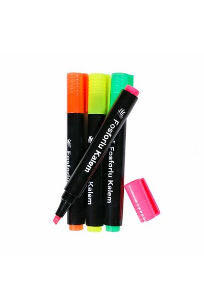 Lotte Highlighter Marker Set of 4 - 2-5mm