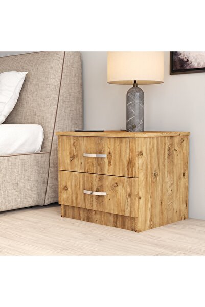 Tanmob Komidin 2 Çekmeceli Çam - Kmd0202