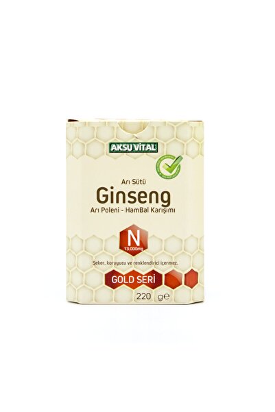 Aksu Vital Ginsengli Arı Sütü Bal Polen (n) 13.000 Mg.