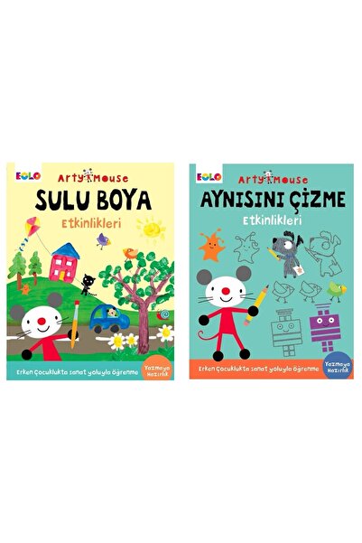 Eolo أنشطة رسم الألوان المائية/المرآة من Arty Mouse (قطعتان)