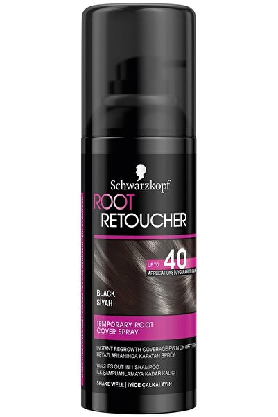 Schwarzkopf Root Retoucher Saç Boyası Siyah 120 Ml