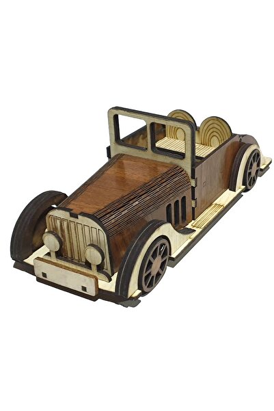 ADF TOPTAN Otantik Klasik Ahşap Oyuncak Araba