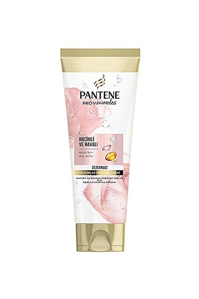 Pantene Pro-v Volumizing Silicone-Free Plumping Hair Care Cream with Biotin and Rose Water Extract 275 ml