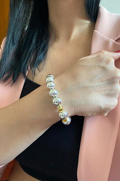 Liveyn Design Shiny Bead Bracelet