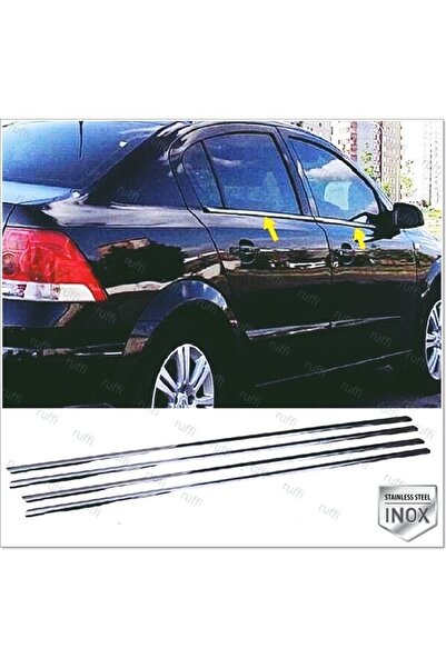 FAMS OTO AKSESUAR Opel Astra H Krom Cam Çıtası 4 Prç 2004-2010 Arası P,çelik ...