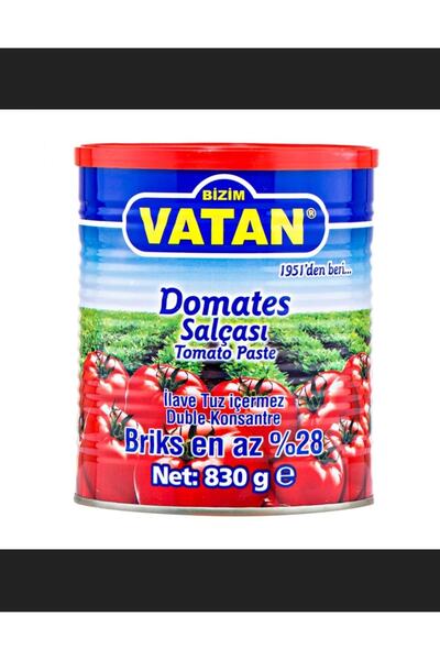 Bizim Vatan Domates Salçası 830 g Kutu