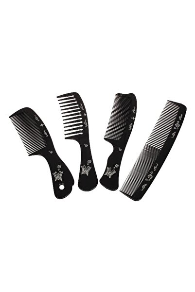 SİSA Cosmetics Επαγγελματικό σετ χτενών 4 τεμαχίων Maqyaht1448
