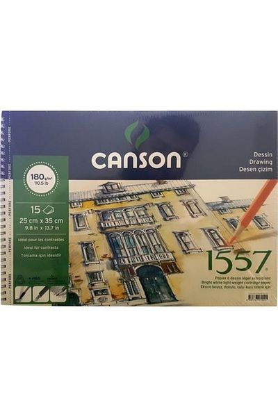 Canson 1557 Model 25X35 Painting and Drawing Block - 180 Gr. 15 Yp