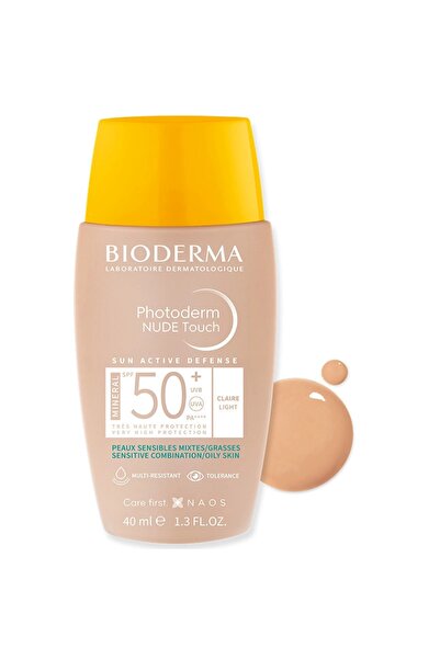 Bioderma Photoderm Nude Touch Spf50+ Very Light 40 Ml