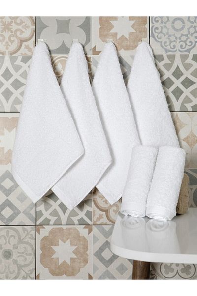 MEŞELİ TEKSTİL 1 Piece Hand Towel Kitchen and Travel Towel 30X30 cm
