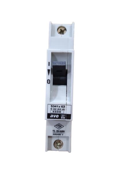 Esem 1x63 Amper C Tipi Otomatik Sigorta 4,5ka Üç Konumlu