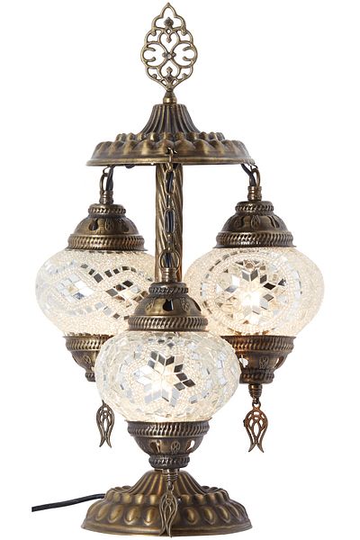 Demmex Mosaic Mini Desktop Floor Lamp 3'' Authentic Lamp Decor Lampshade