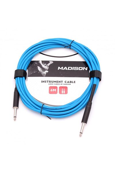 Madison 6 Meters Blue Guitar Cable
