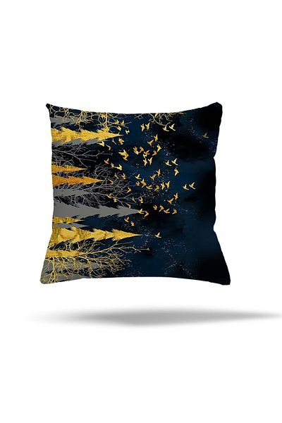 on the clouds Ethnic Patterned Flower Tree Rug - Hidden Zipper, Throw Pillow Cover, Seat Pillow Cover